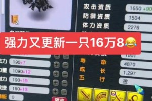 梦幻西游表弟的血宠