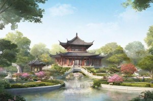 梦幻西游苏州园林设计图纸