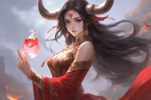 梦幻西游血牛变身卡 女娲 西游 净瓶