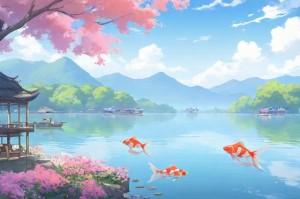 梦幻西游西湖处醋鱼 游西湖，西湖边 游戏
