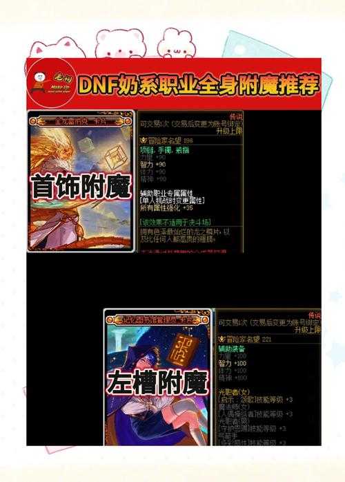 根据提供的《DNF》附魔系统数据,以下为结构化分析与建议: