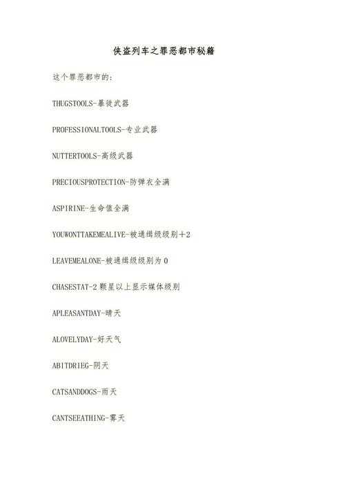 《侠盗飞车罪恶都市》新手指南:快速掌握秘籍技巧