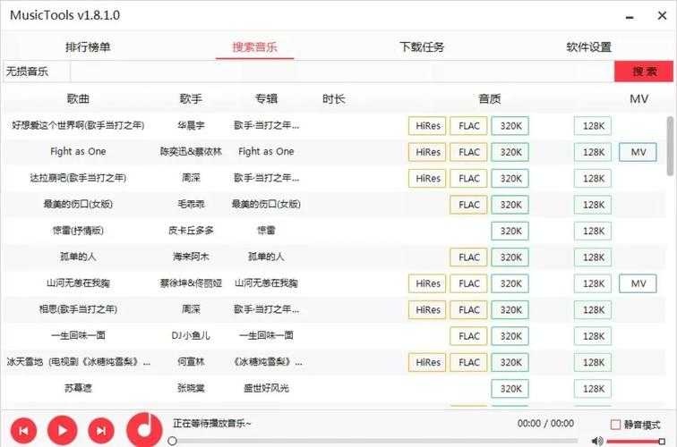 全网音乐免费下载工具_2025最新无损音乐下载神器
