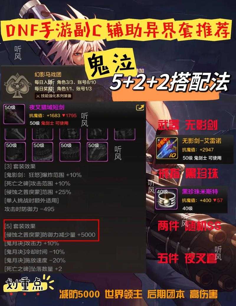2025DNF泰波尔斯120级星界之锁装备升级解析