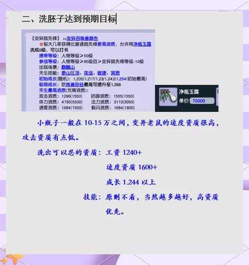 梦幻西游老鼠宝宝攻略,资质 西游,老鼠