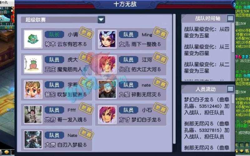 梦幻西游联赛全部