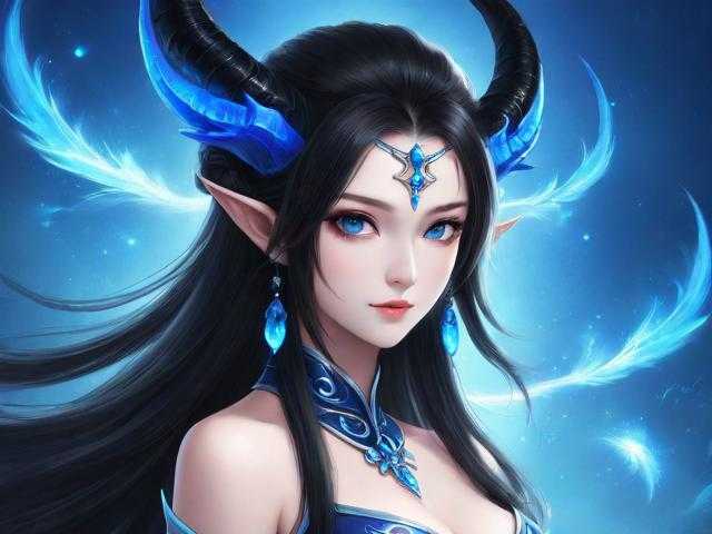 梦幻西游蓝黑犄角