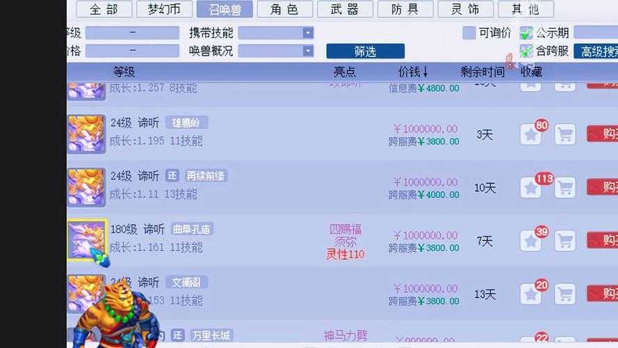 梦幻西游藏宝阁考察期的钱去哪了