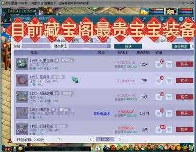 梦幻西游藏宝阁跌了多少钱 藏宝阁 最近,现在