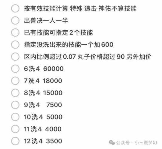 梦幻西游赐福加钱多少